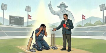 नेपाली क्रिकेट : सधैँ ‘अम्पायरिङ एरर’, खेलाडीलाई कारबाहीको डर