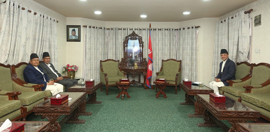 पूर्वसभामुखहरूसँग छलफलमा सभामुख अर्याल